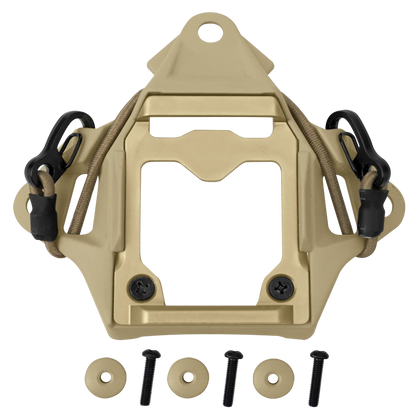 Tactical Helmet NVG Mount Shroud Steel Sports Camera Bracket Base for Fast ACH Helmet