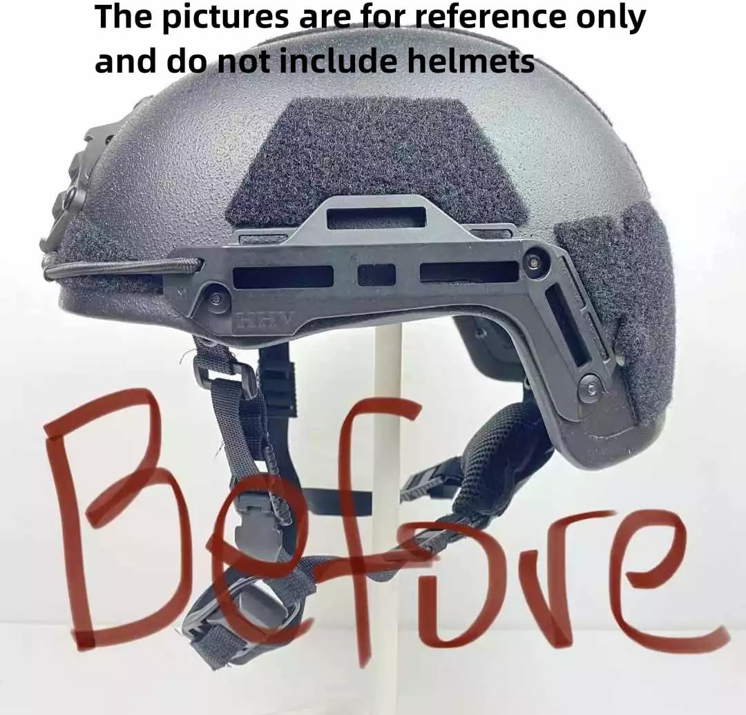 Replacement Add-on ARC Rails with NVG Bungee for HHV ATE Gen 1 & 2 Ballistic Helmet OPS Fast/XP High Cut Combat Helmet