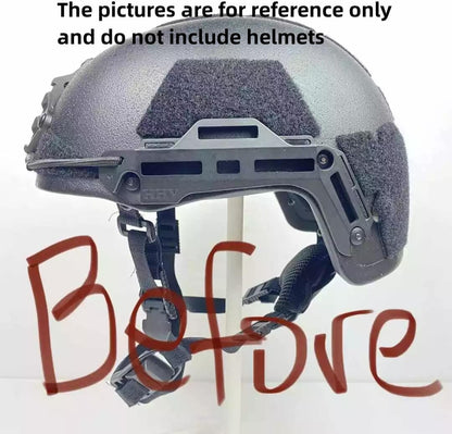 Replacement Add-on ARC Rails with NVG Bungee for HHV ATE Gen 1 & 2 Ballistic Helmet OPS Fast/XP High Cut Combat Helmet