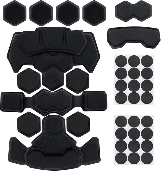 Tactical Airsoft Helmet Pads Internal Memory Foam Foam Protective Cushion Buffer Pad Protection Mat Accessories Liner System for Fast MT MICH IBH AF ACH Helmet