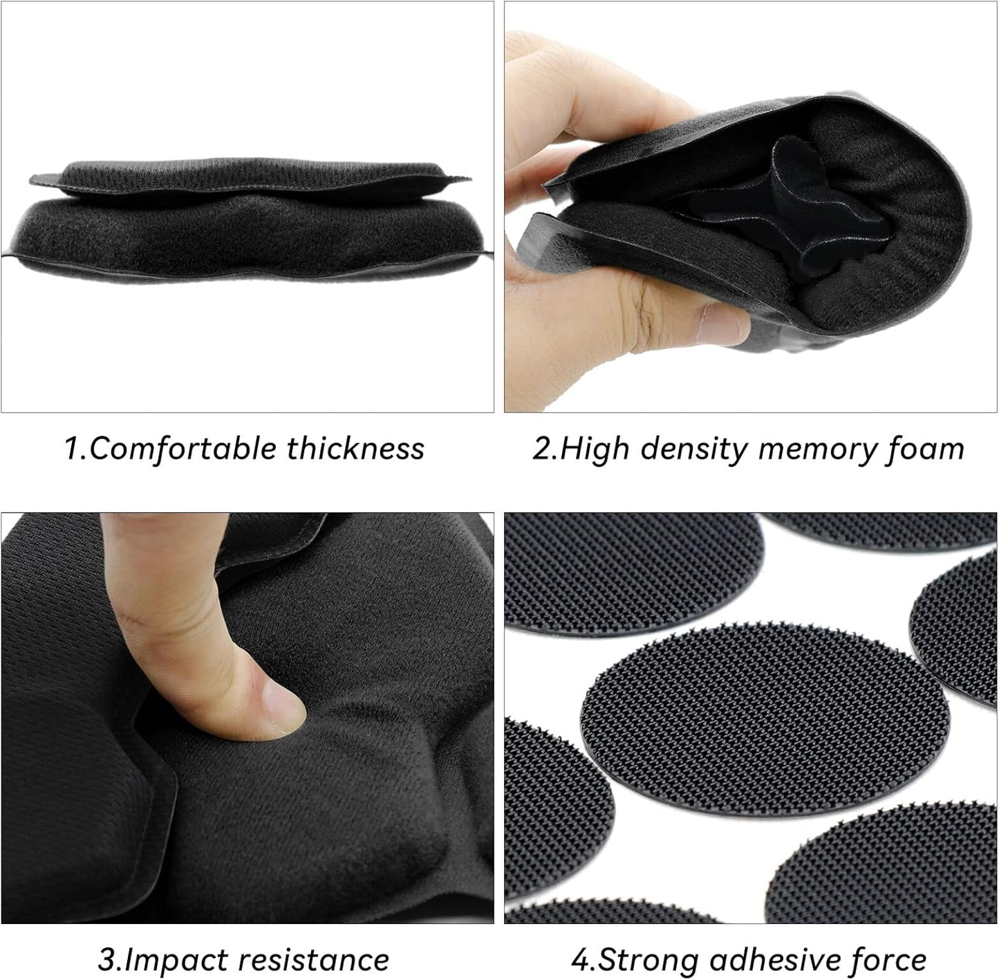Tactical Airsoft Helmet Pads Internal Memory Foam Foam Protective Cushion Buffer Pad Protection Mat Accessories Liner System for Fast MT MICH IBH AF ACH Helmet