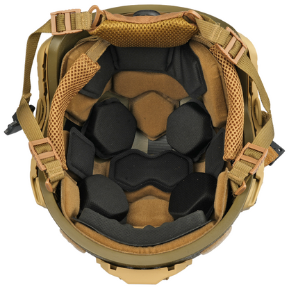 Quick Attach/Detach Magnetic Fidlock Adjustable Tactical Helmet Chin Strap Dial 4 Points Suspension System for Tactical Combat Helmet