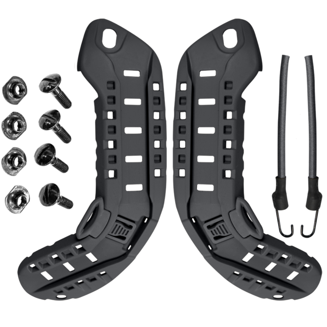 Nylon Tactical Combat MSA ARC Helmet Side Rails with NVG Bungee for MICH 2000 2001 2002 ACH Helmet