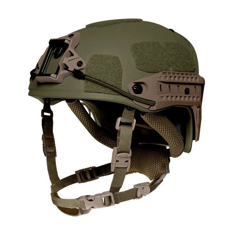 Front view MC Camo Level IIIA AF tactical ballistic helmet, Aramid military combat bulletproof helmet
