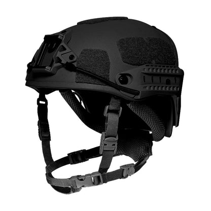Side view RG Green Level IIIA AF tactical ballistic helmet, Aramid military combat bulletproof helmet