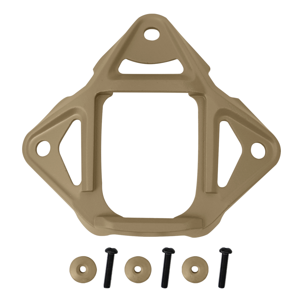 Coyote Brown Modular Bungee NVG shroud mount full kit with screws for FAST ACH MICH tactical helmet