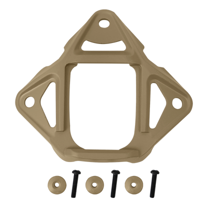 Coyote Brown Modular Bungee NVG shroud mount full kit with screws for FAST ACH MICH tactical helmet