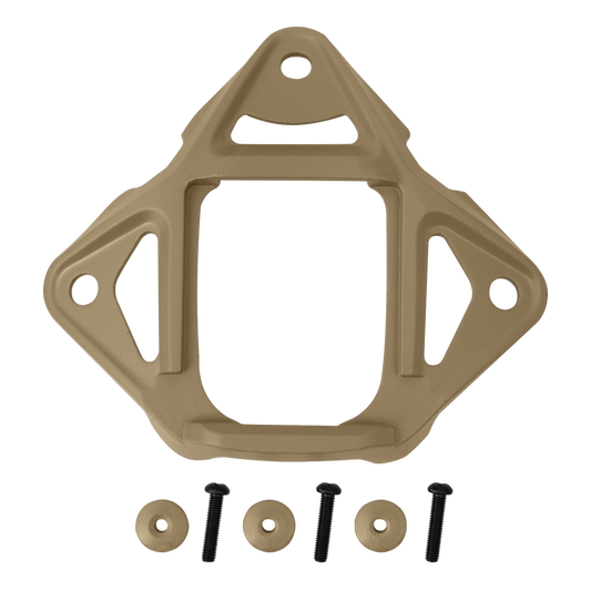 Coyote Brown Modular Bungee NVG shroud mount full kit with screws for FAST ACH MICH tactical helmet