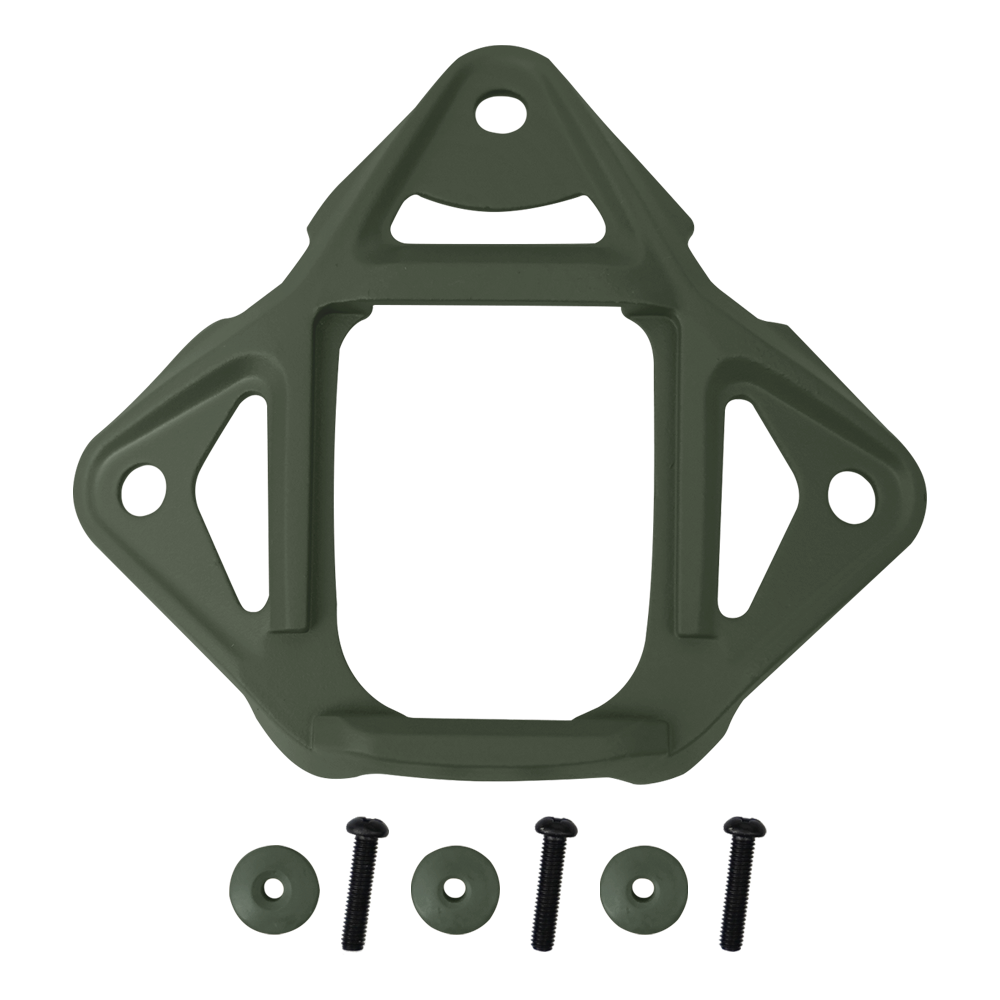 OD Green Modular Bungee NVG shroud mount compatible with FAST ballistic helmet