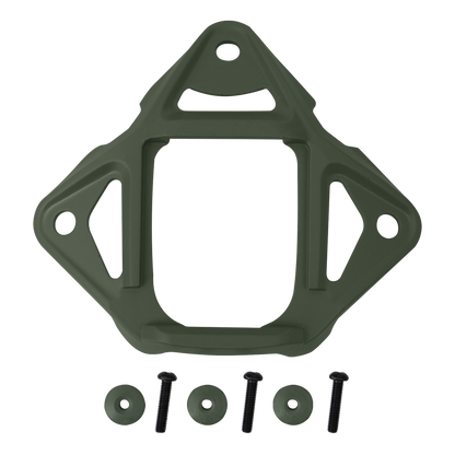 OD Green Modular Bungee NVG shroud mount compatible with FAST ballistic helmet